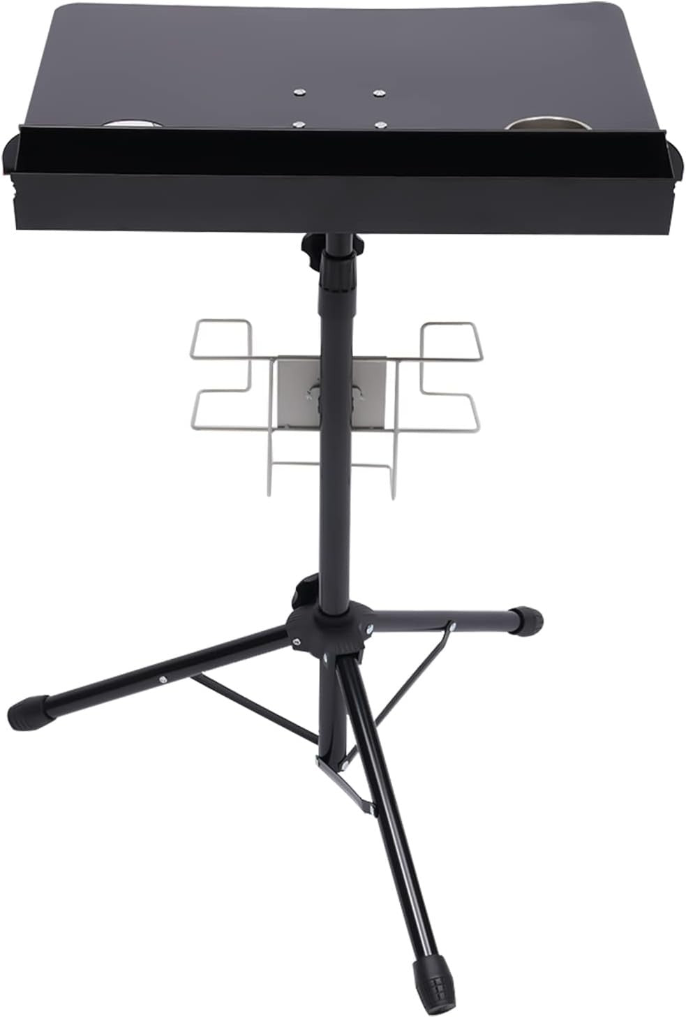 Tattoo Workstation Adjustable Height Rolling Tray Table Mobile Studio Stand
