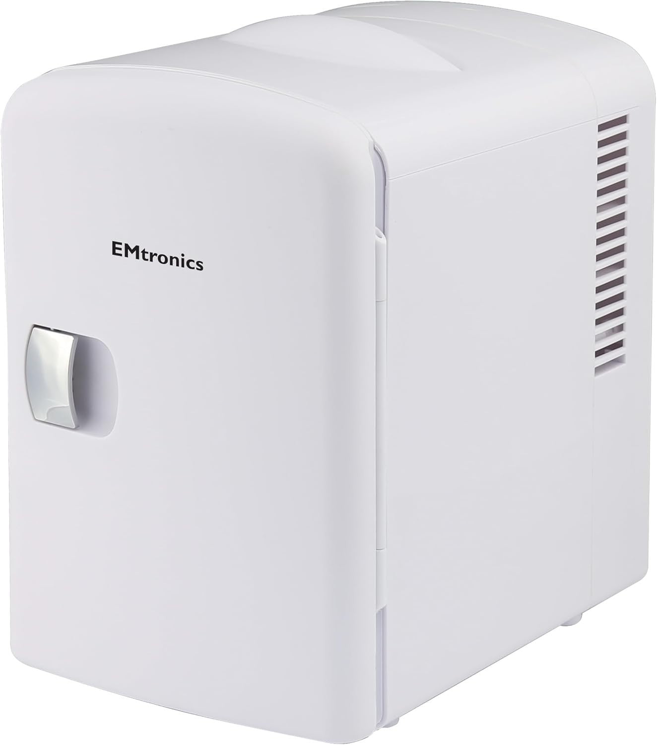 4L Mini Cooler Fridge Portable White AC/DC Travel Bedroom Car Use