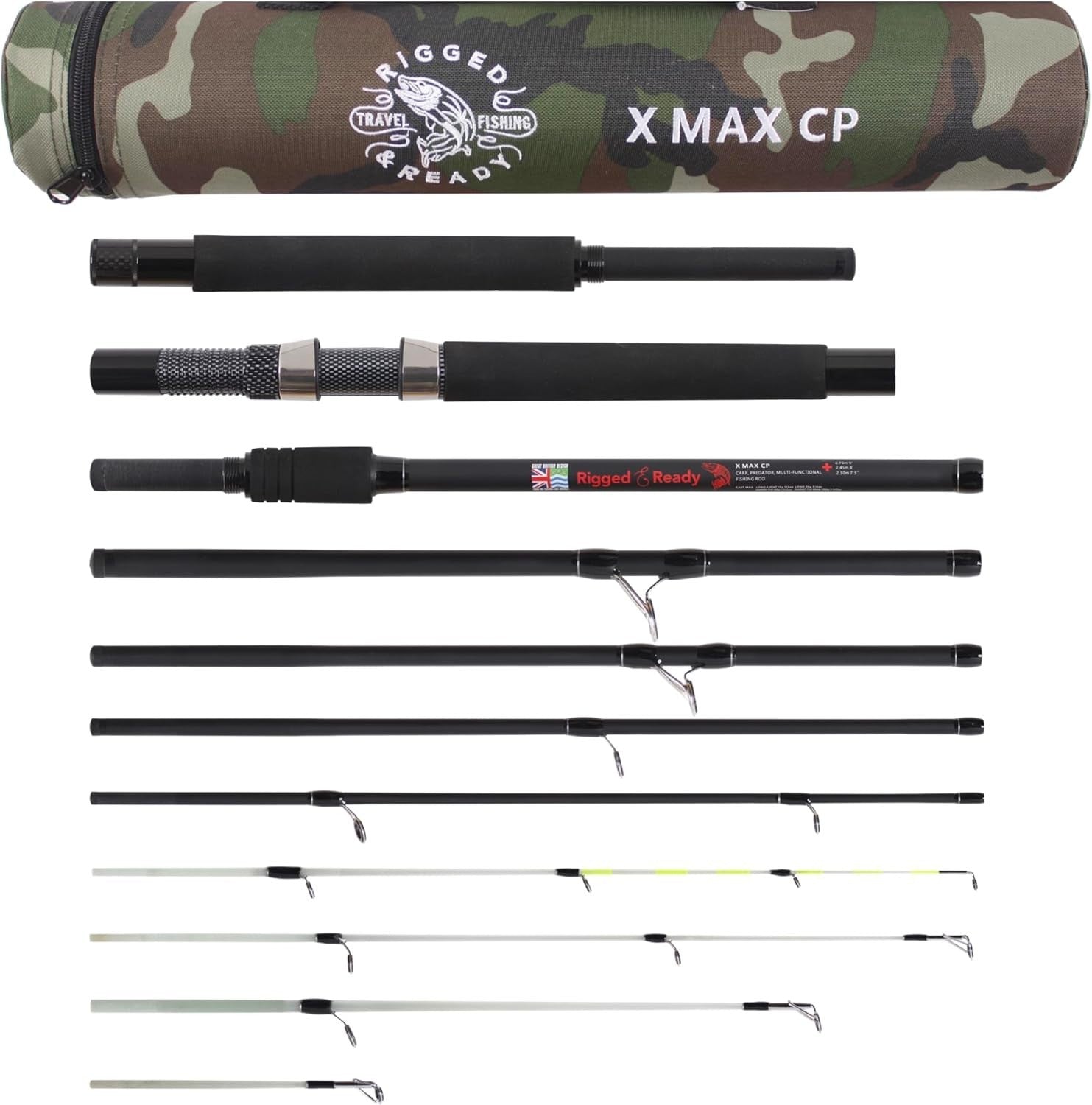 Travel Fishing Rod X Max – 5+ Techniques, Spin, Fresh & Saltwater