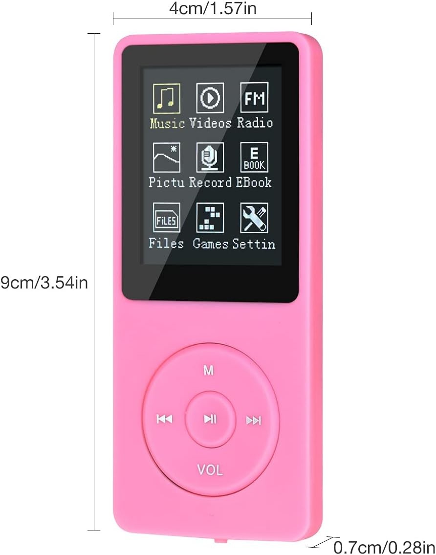 8GB MP3/MP4 Music Player Portable HiFi FM Radio Voice Recorder