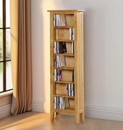Tall White Arched Display Cabinet – Glass Door Storage Unit with Drawer 185cm