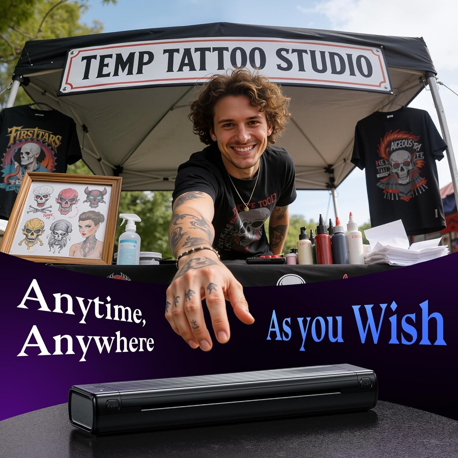 Itari A886 Tattoo Stencil Printer – Thermal Transfer Machine for Artists