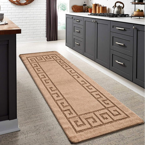 Non Slip Hallway Runner Rug 80x300cm Waterproof Heavy Duty Kitchen Hall
