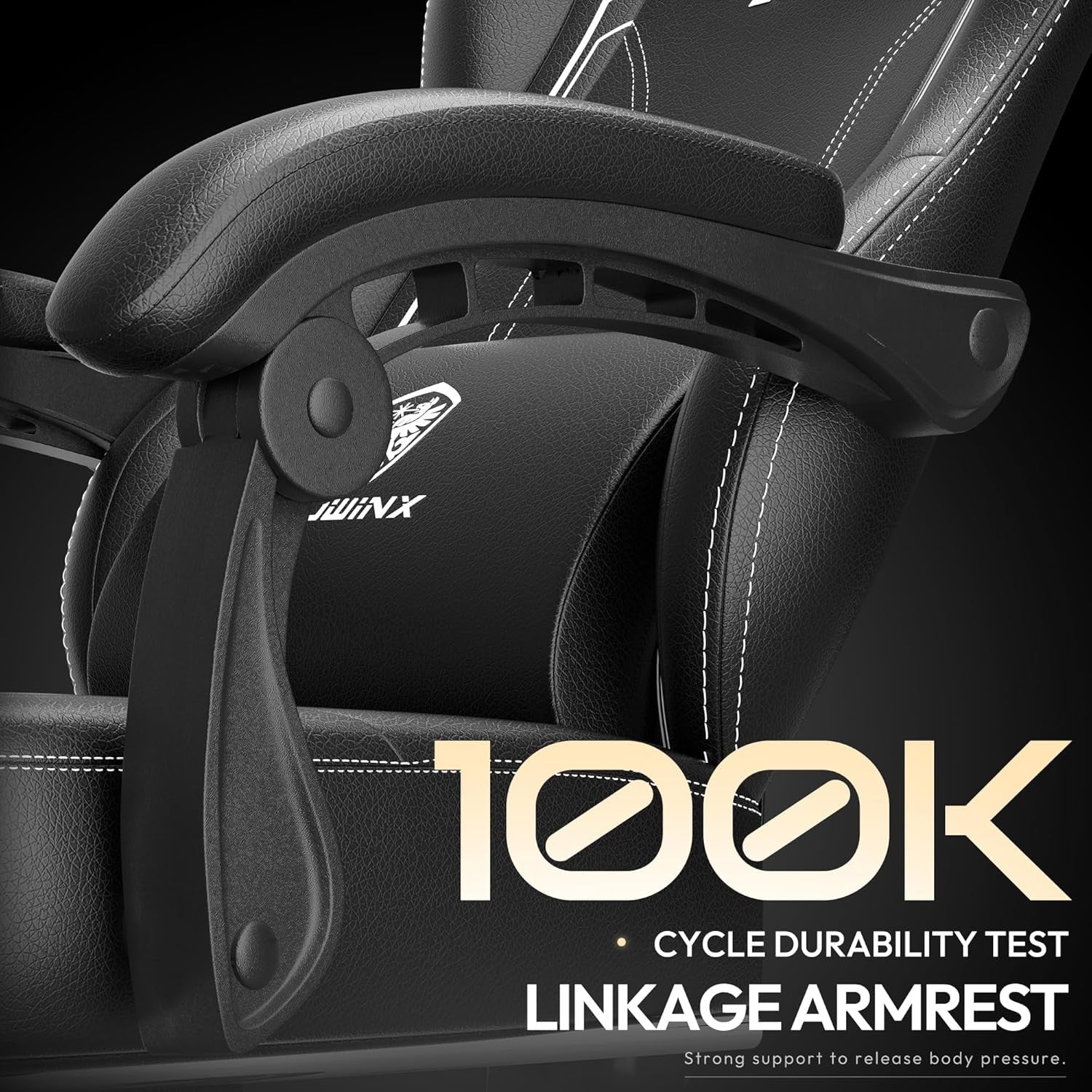 Ergonomic Gaming Chair w/ Footrest Massage Lumbar High Back