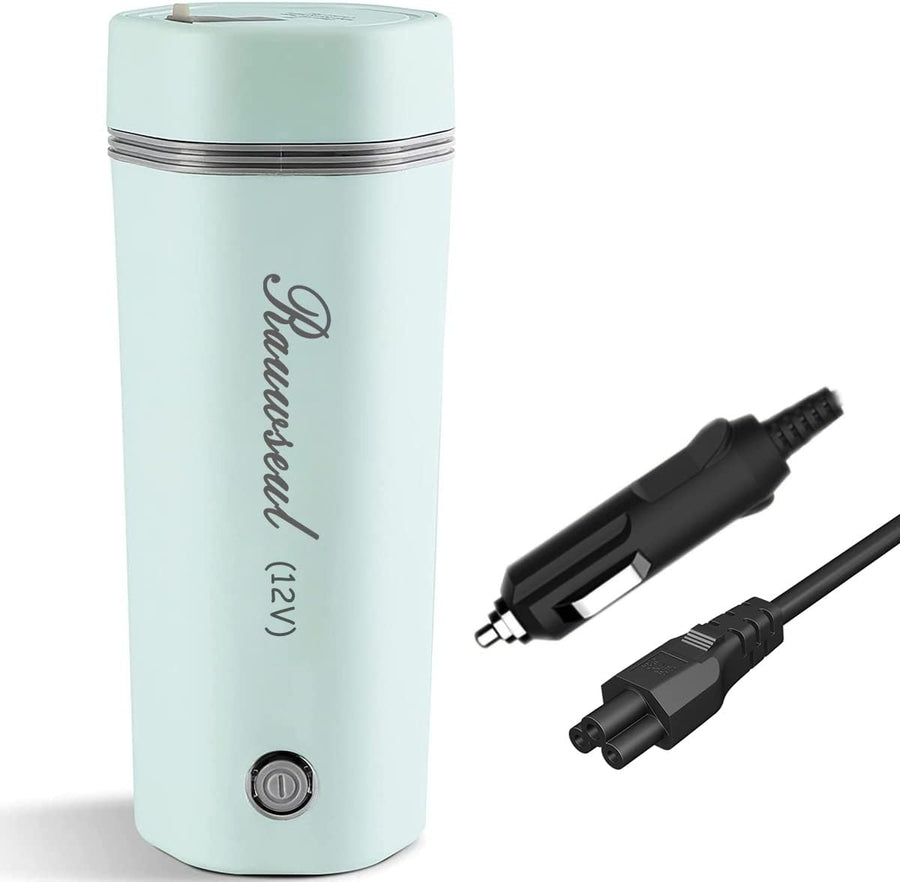 12V Travel Electric Kettle 350ml Car Heating Cup 80W Auto Shut Off