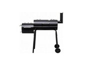 Portable Charcoal BBQ Grill Barrel Smoker | Outdoor Garden Barbecue with Wheels