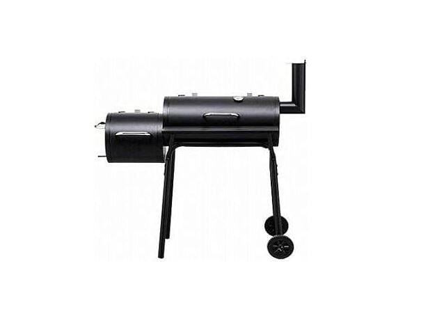 Portable Charcoal BBQ Grill Barrel Smoker | Outdoor Garden Barbecue with Wheels