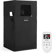 Portable Infrared Sauna Tent w/ 6 Heating Plates, Foot Pad & LED Light Spa