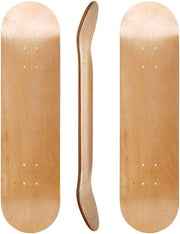 2 Pack Maple Skateboard Decks 31x8 Blank Wood 7 Ply Adult Beginner