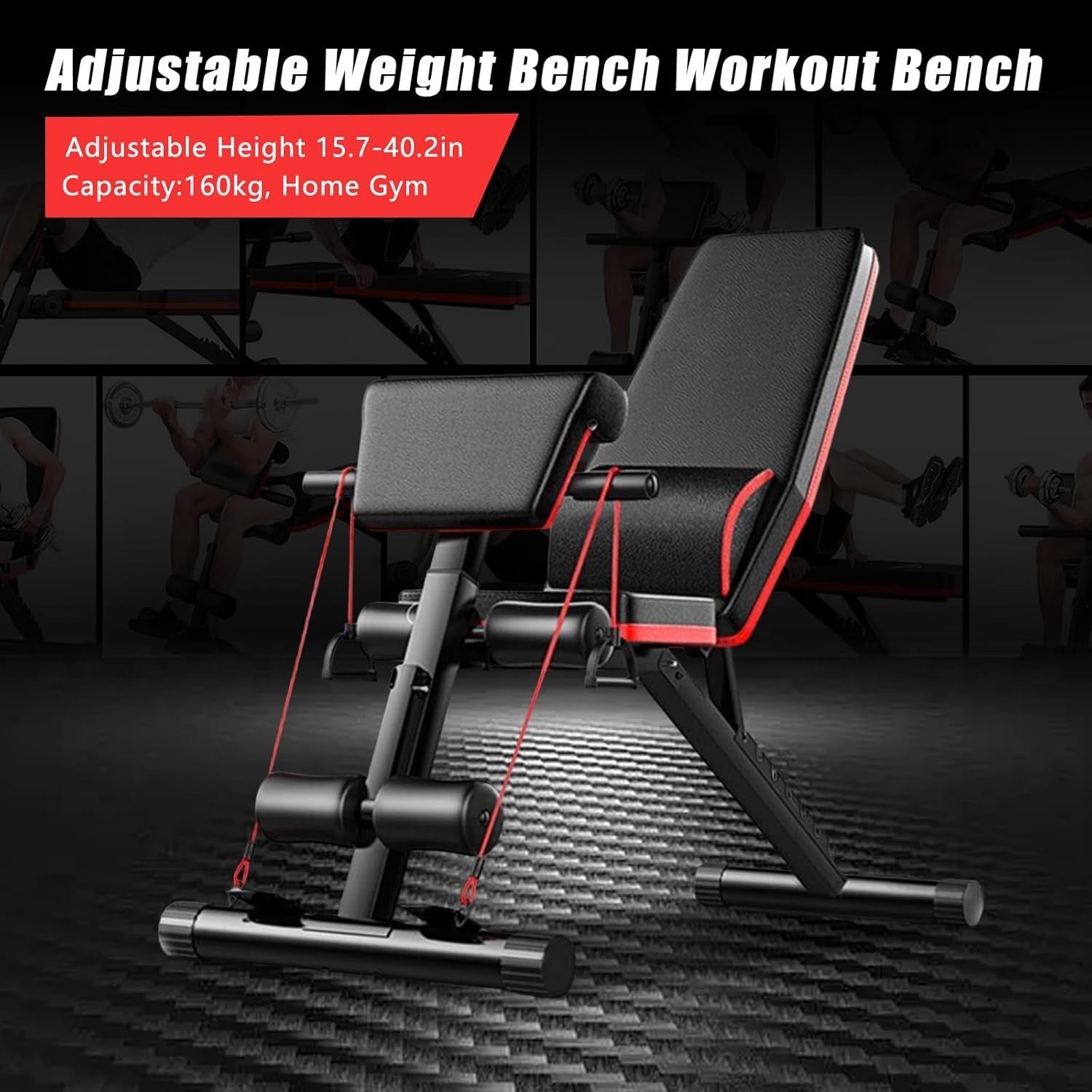 Adjustable Folding Weight Bench 7 Position Home Gym Sit Up Press