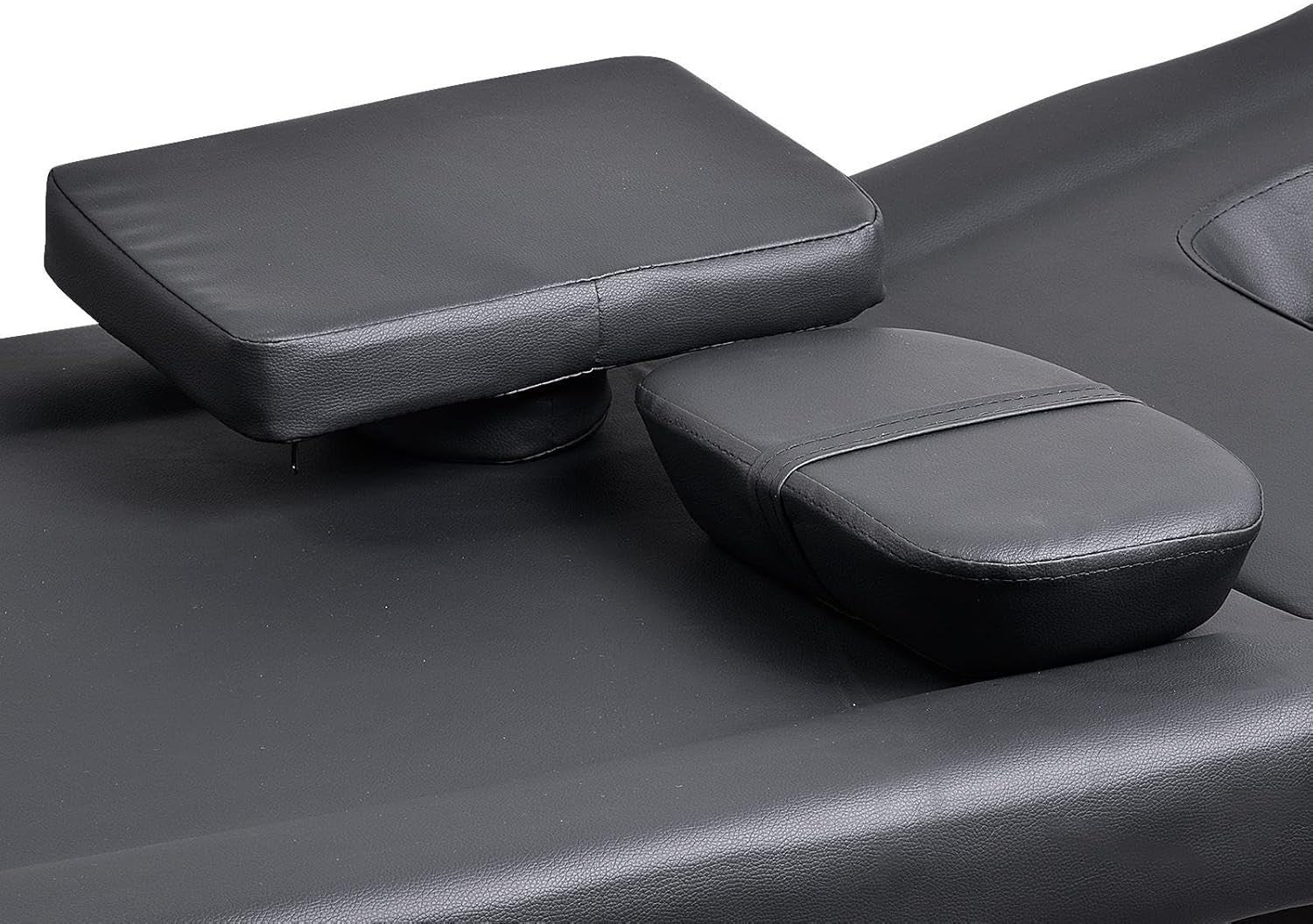 Wide Stationary Massage Table Adjustable Backrest Spa Beauty Face Bed