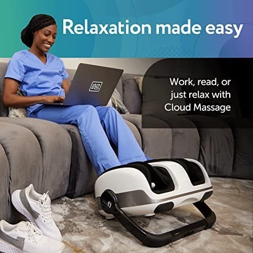 Shiatsu Foot & Leg Massager with Heat Deep Kneading Circulation Therapy