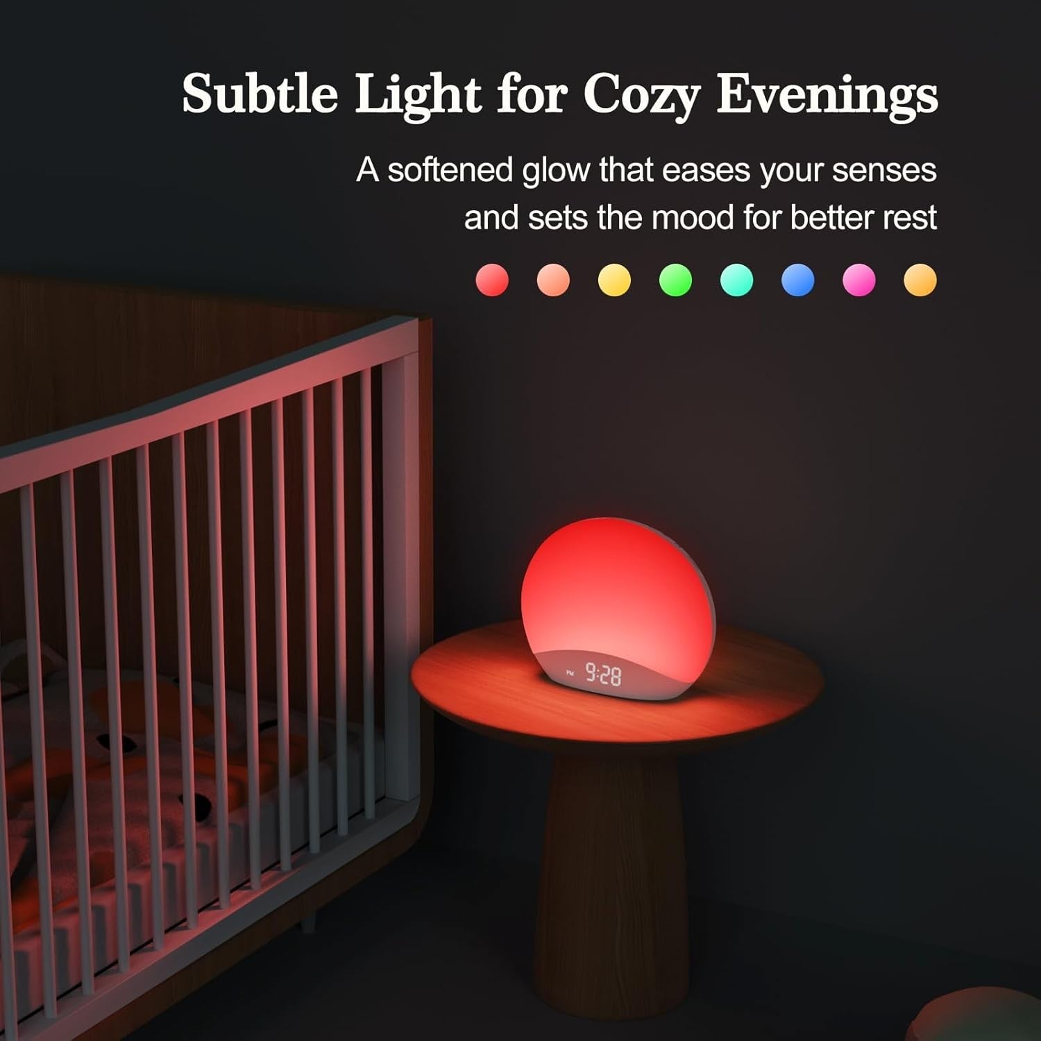 Sunrise Alarm Clock with 26 Sleep Sounds, Night Light & Digital Clock