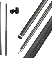 58in Carbon Fiber Pool Cue 12.5mm Tip Low Deflection 20oz Uni Lock