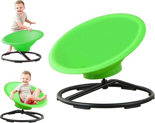 Large Green Sensory Spinning Chair 65cm Autism Kids 360 Swivel Seat Therapy
