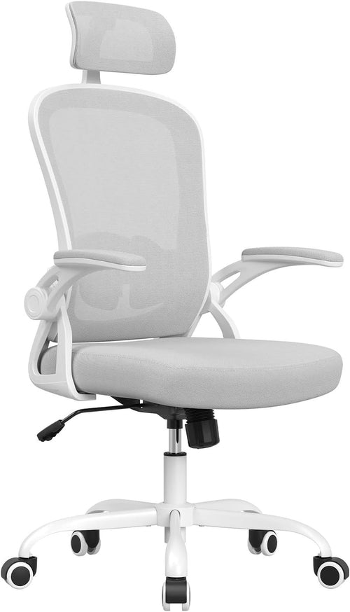 Ergonomic Home Office Desk Chair | High Back Adjustable Lumbar Support Mesh