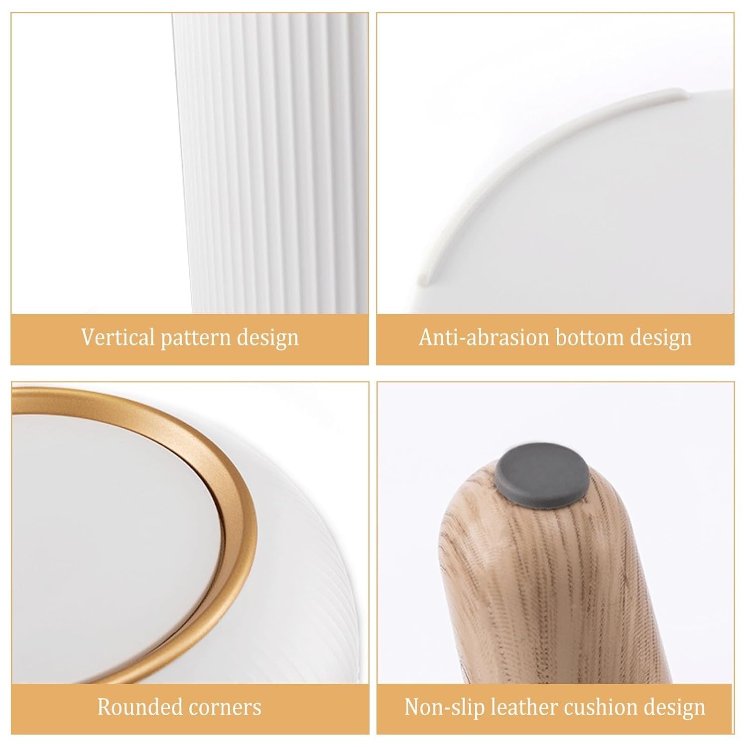 10L Smart Touchless Bathroom Bin Sensor Lid Slim White Legs