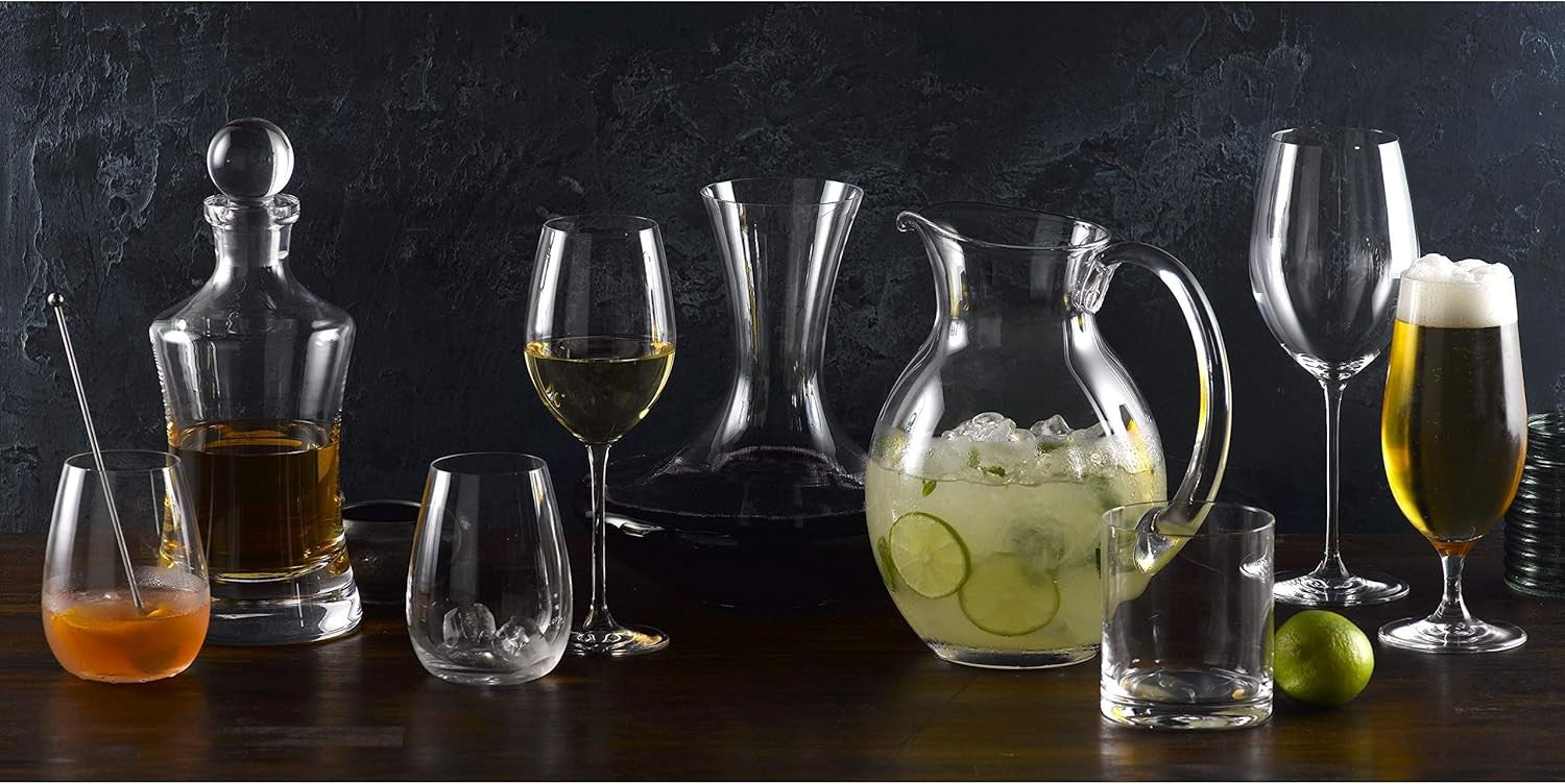 Luxury 1.5L Crystal Wine Decanter Hand-Blown Carafe for Red & White Wine