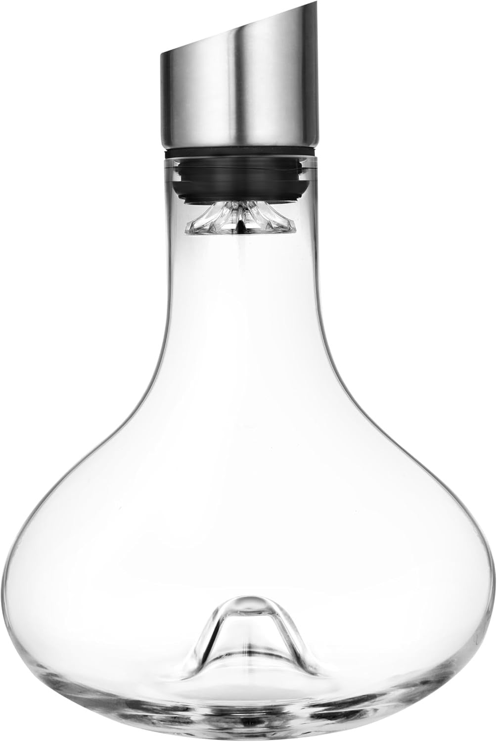 Wine Decanter with Aerator 1.5L Crystal Glass Carafe for Red Wine Gifts