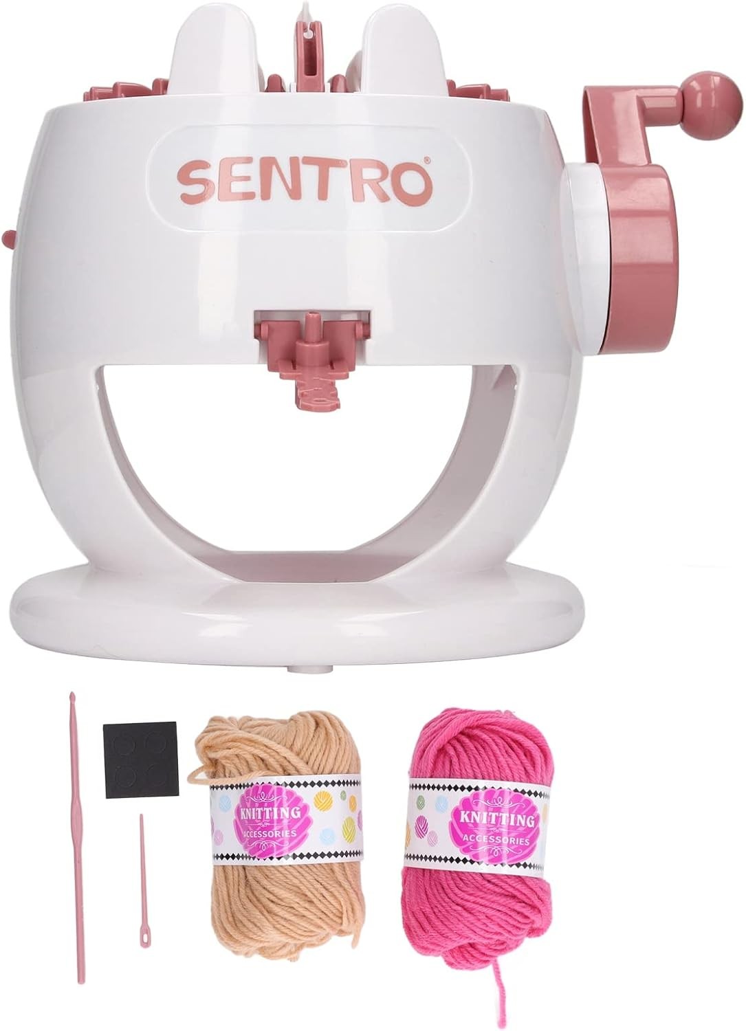 22 Needle Knitting Machine Circular Hand Crank Loom Kids Adult Craft Kit
