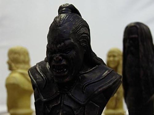 Heavy Resin 32pc Fantasy Chess Pieces Set Collector Display Ornamental Gift