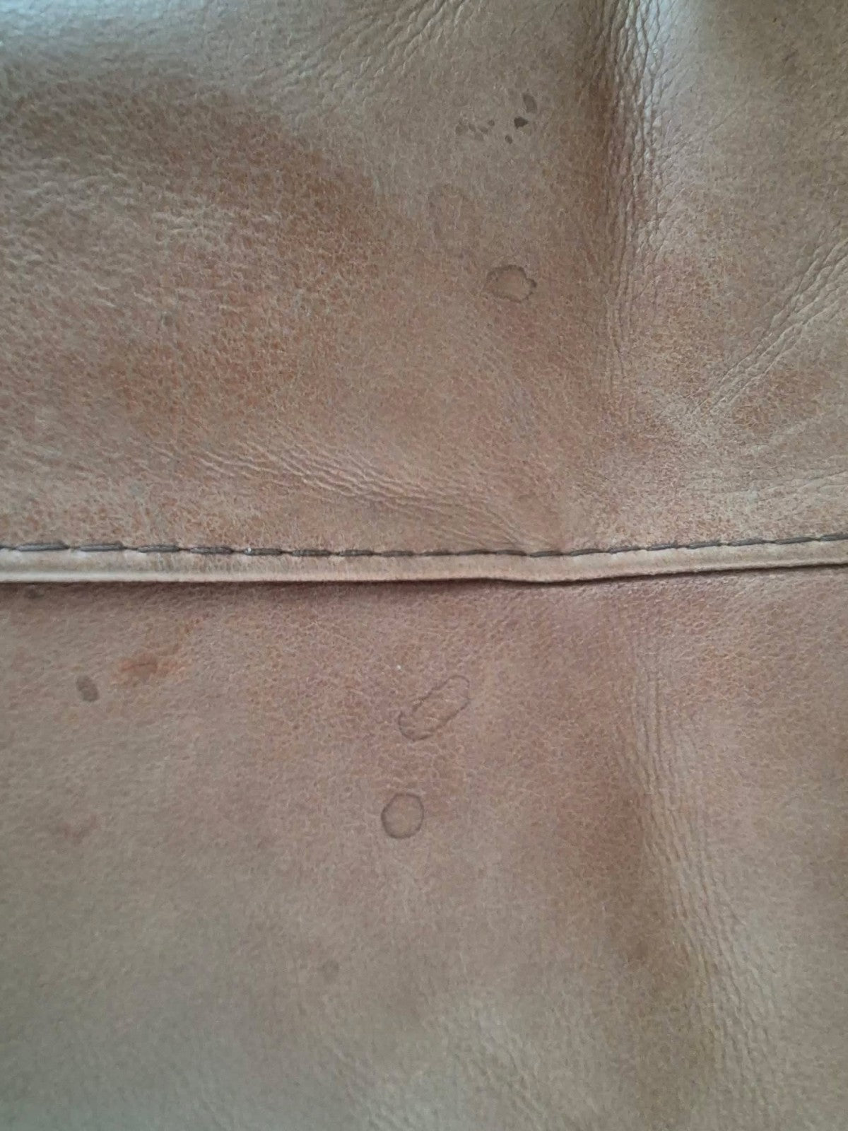 Rustic Tan/Brown Leather Corner Sofa + Armchair (PTP)