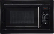 25L Integrated Built In Microwave 900W Digital Timer Black