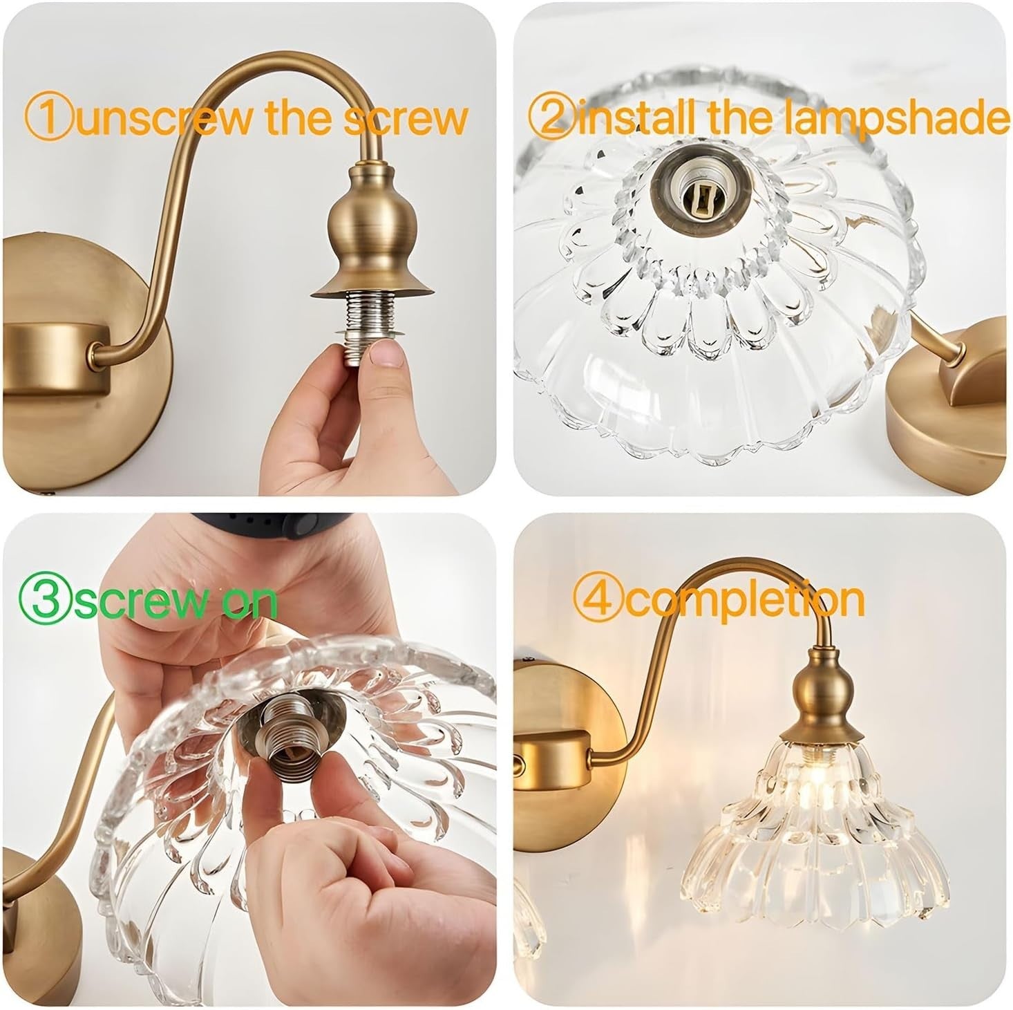 Wireless Battery Wall Sconces Set of 2, Remote Control & Dimmable LED Lights