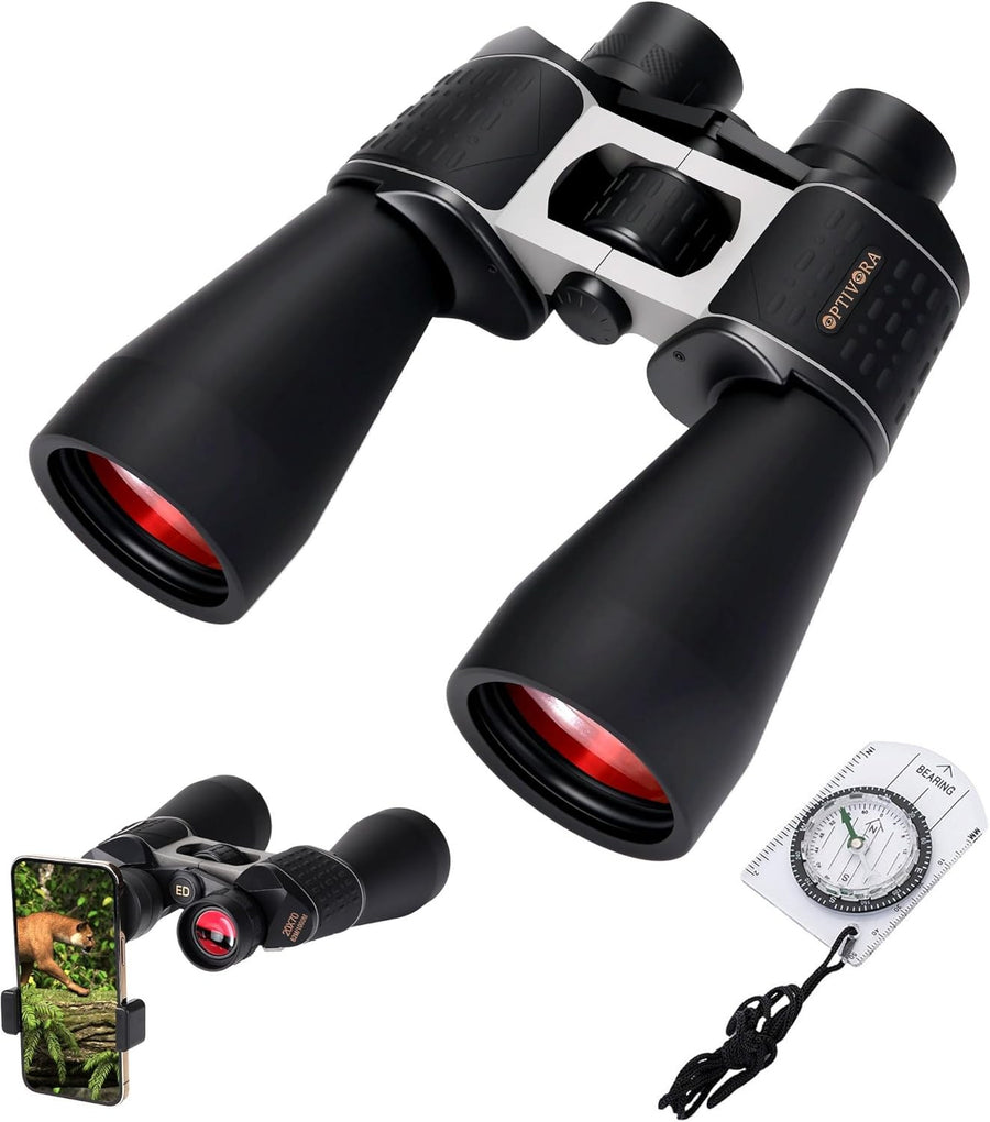 20x70 High Power Binoculars HD Long Range Wide View Waterproof Stargazing Outdoo