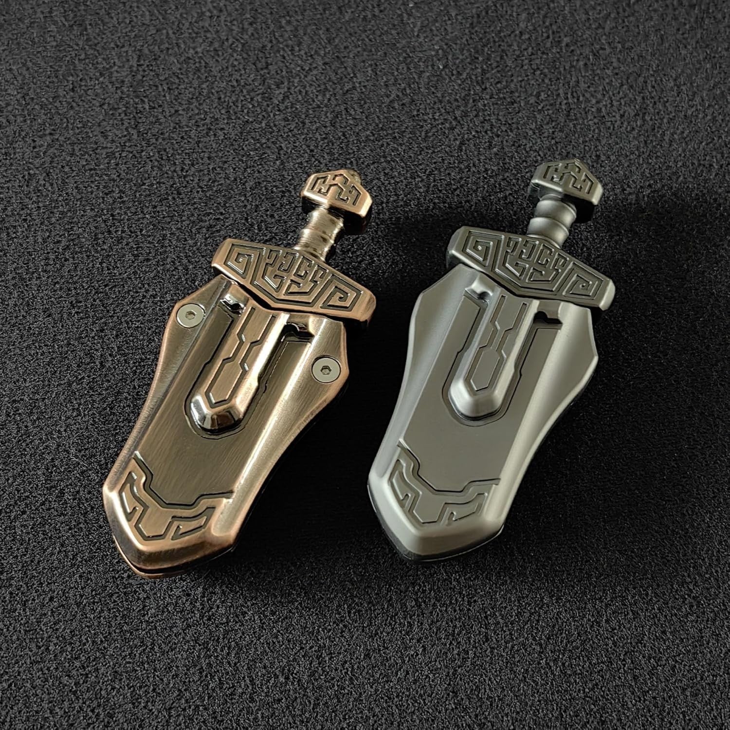 Magnetic Sword Fidget Slider Metal Clicker Stress Relief EDC