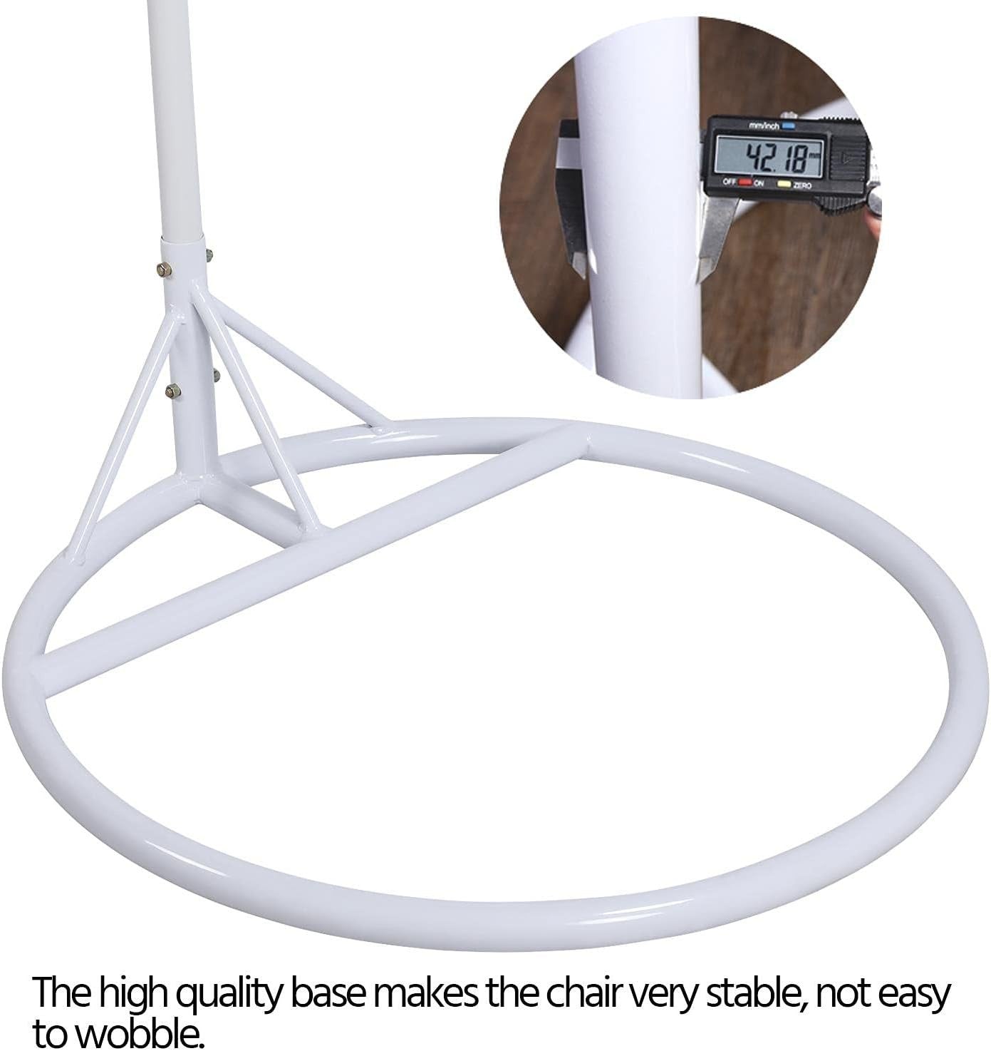 Rattan Hanging Egg Chair with Stand | Indoor Outdoor Hammock Seat