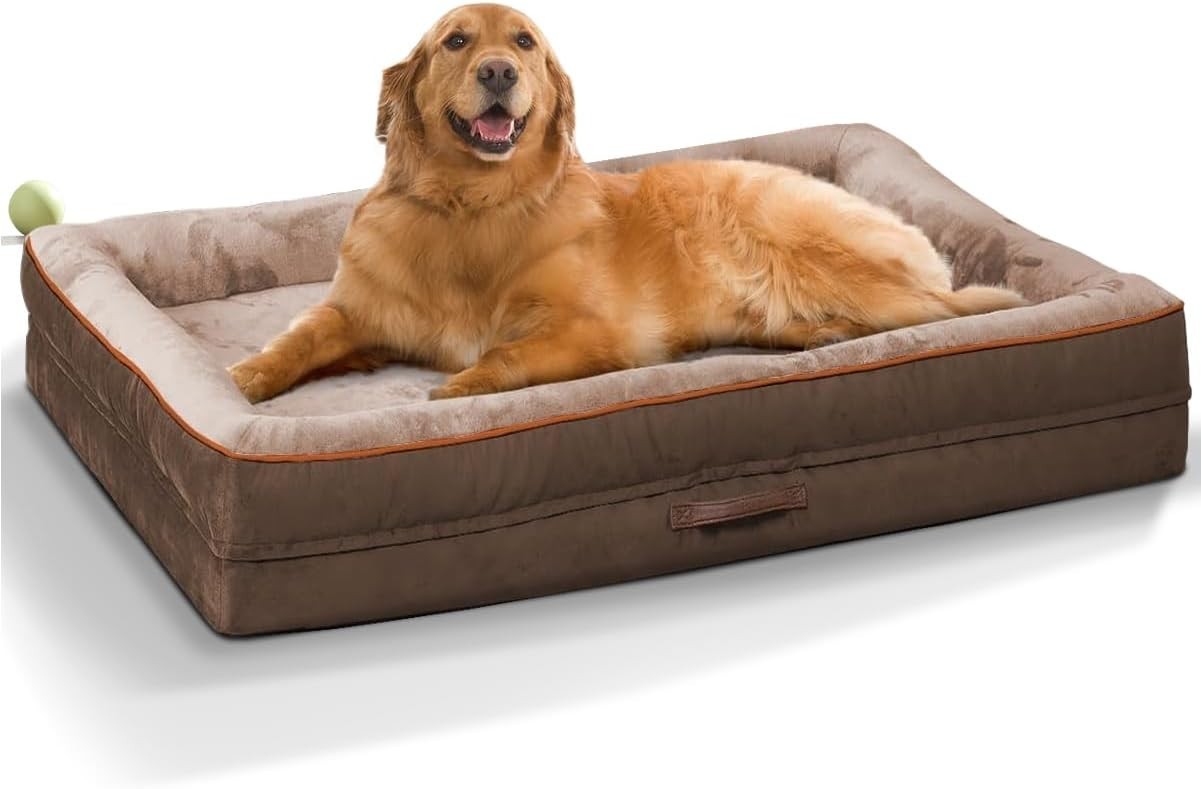 XL Waterproof Orthopedic Dog Sofa Bed Washable 117x76cm