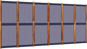6 Panel Acacia Wood Folding Room Divider 420x180cm Outdoor Privacy Screen