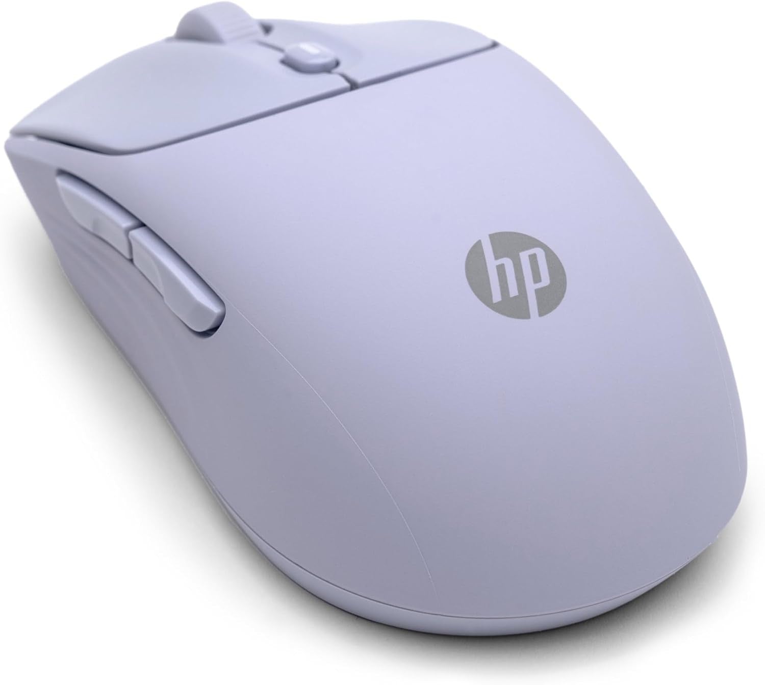 Purple Quiet Wireless Mouse Dual Bluetooth 6000 DPI Soft Touch Office Laptop