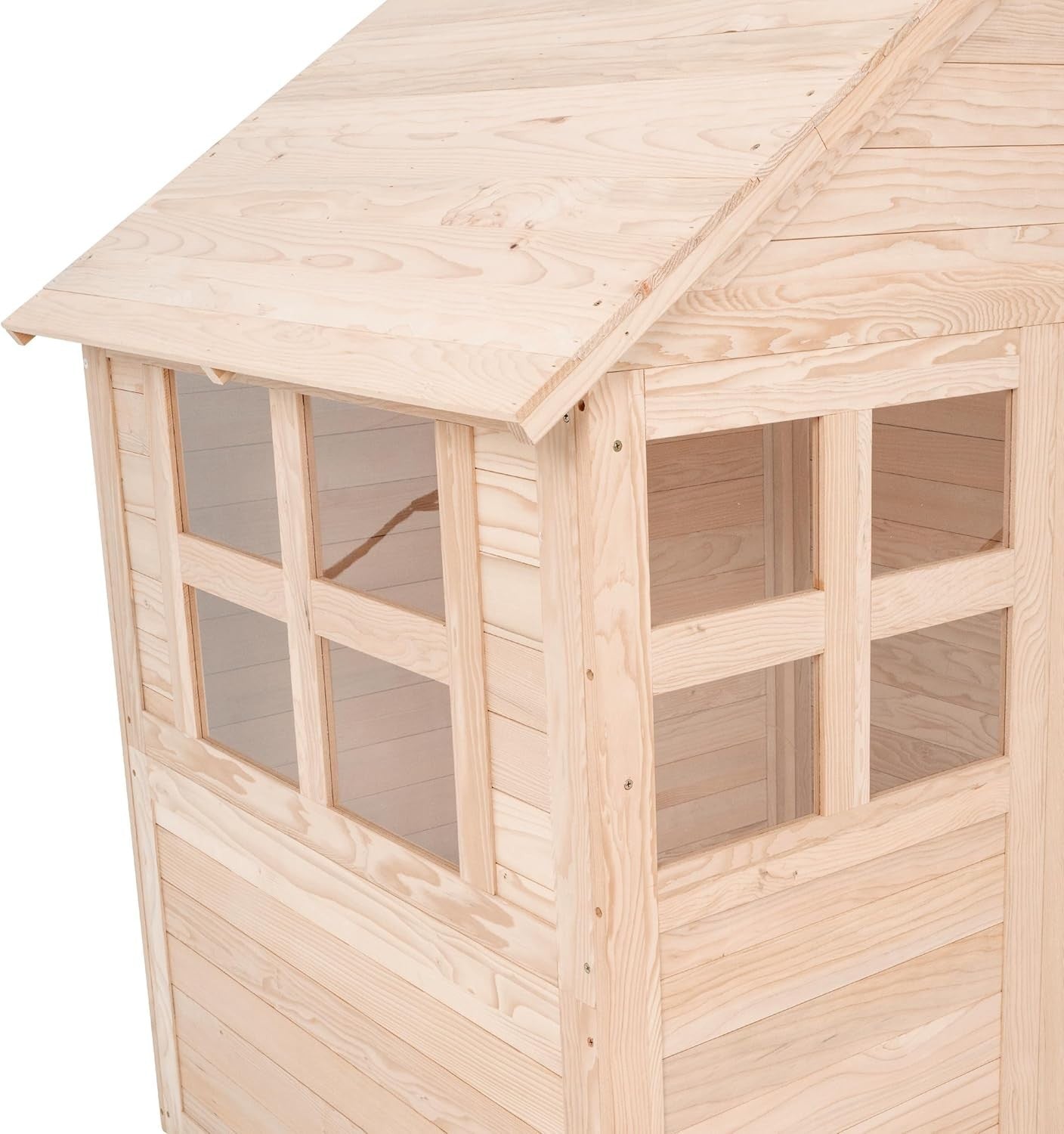 Wooden Kids Garden Playhouse FSC Cottage Outdoor Custom Build Ages 2+