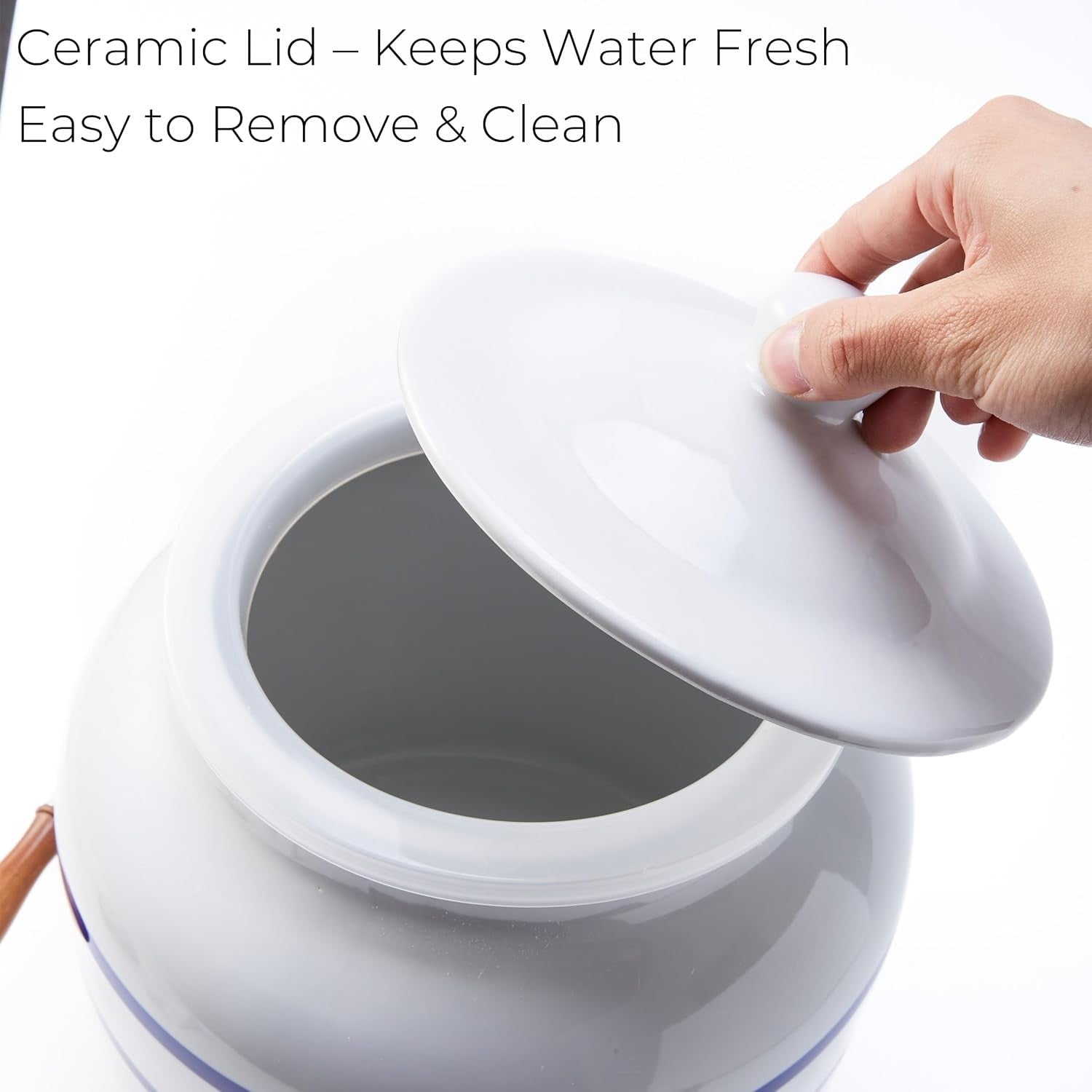 Ceramic Water Dispenser 5 Gallon Stainless Steel Tap Classic Porcelain