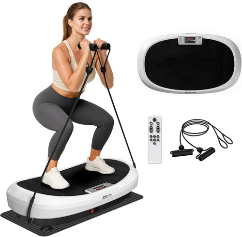 4D Vibration Plate Exercise Machine 120 Levels Bluetooth LED 158kg