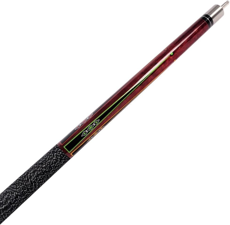 58in Canadian Maple Pool Cue 19-21oz 13mm Tip Irish Linen Wrap