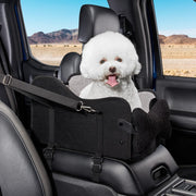 Dog Car Booster Seat Centre Console Pet Carrier Small Dogs Cats