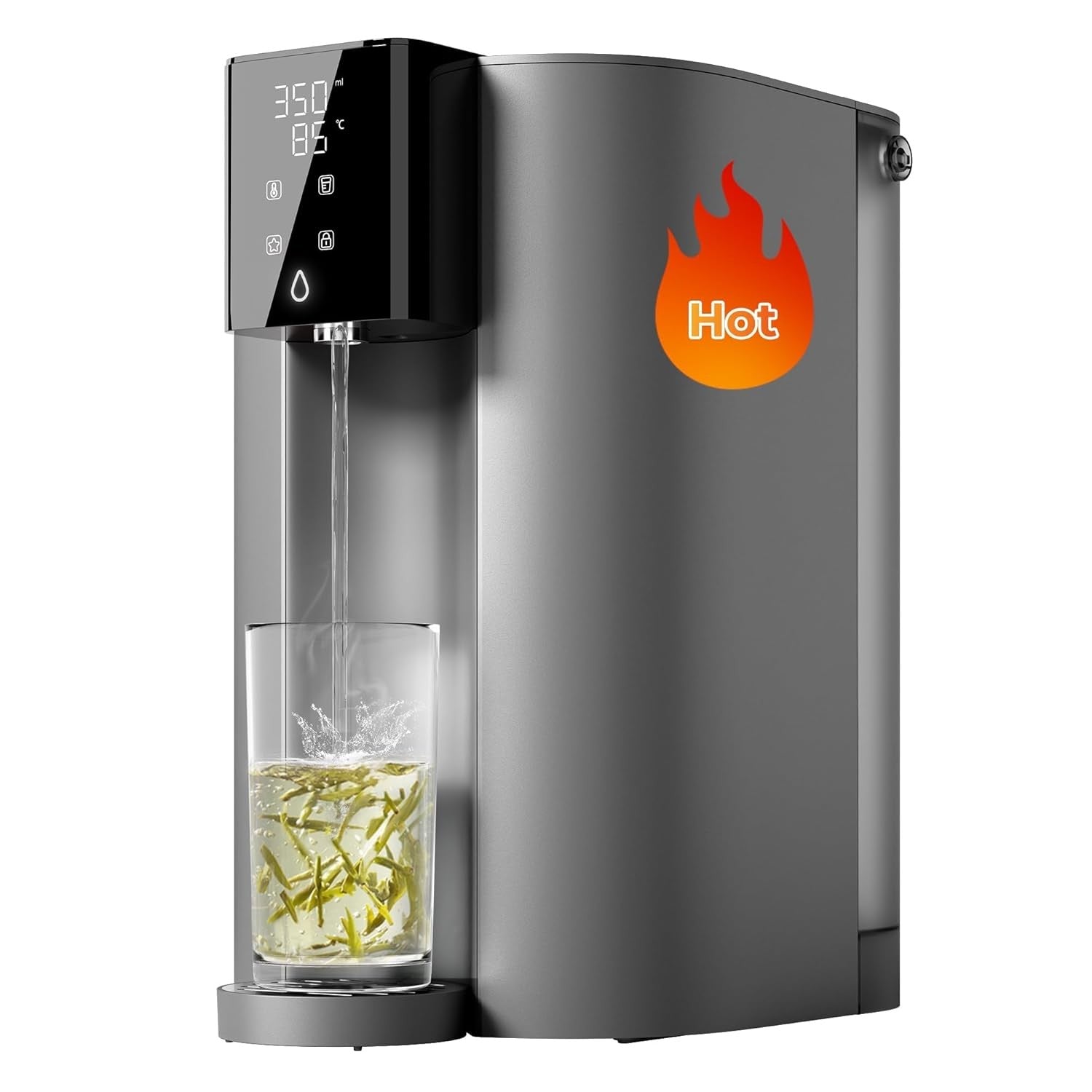 Countertop RO Instant Hot Water Dispenser 6-Stage Filtration 5 Temps No Install