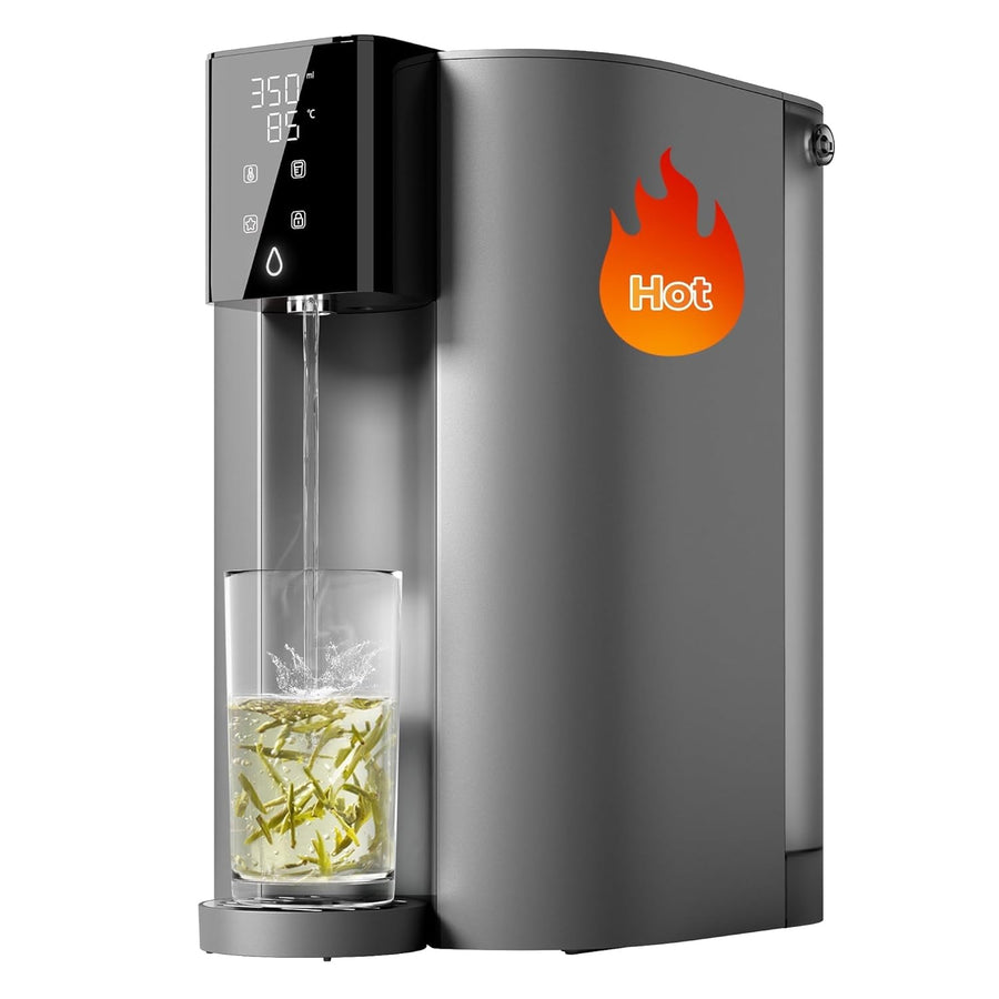 Countertop RO Instant Hot Water Dispenser 6-Stage Filtration 5 Temps No Install