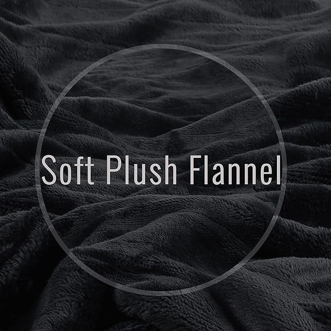 Electric Heated Throw Blanket 130x180cm Flannel Faux Fur 6 Heat Levels