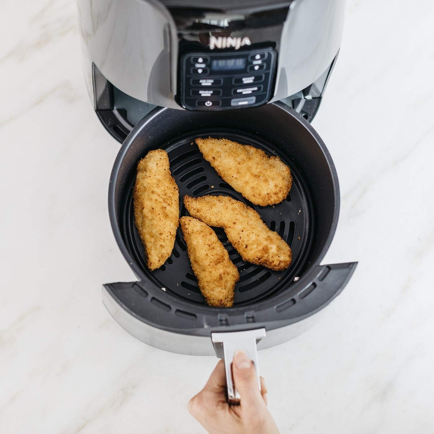 Air Fryer 3.8L 1550W 4-in-1 Roast Reheat Dehydrate Ceramic Nonstick 210°C