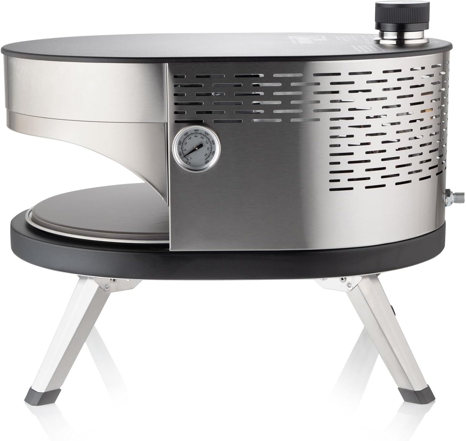 Outdoor Gas Pizza Oven Stainless Steel | Table Top BBQ Pizza Maker 500°C Fast