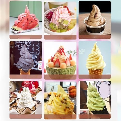 Soft Serve Ice Cream Maker 1L | Compact Countertop Dessert Machine