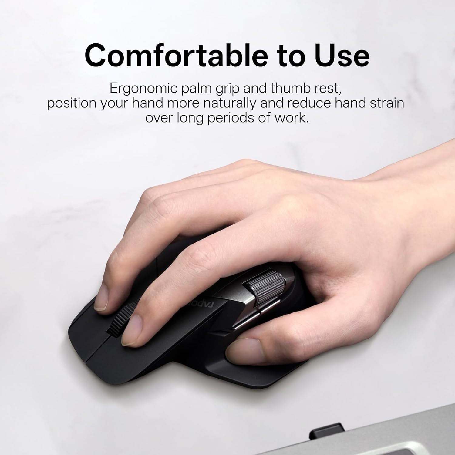Pro Wireless Ergonomic Mouse 12000 DPI 11 Buttons Multi-Device