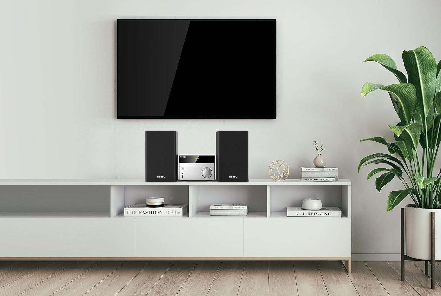 30W Bluetooth CD Hi-Fi System with DAB/DAB+, USB, FM & AUX Compact Stereo