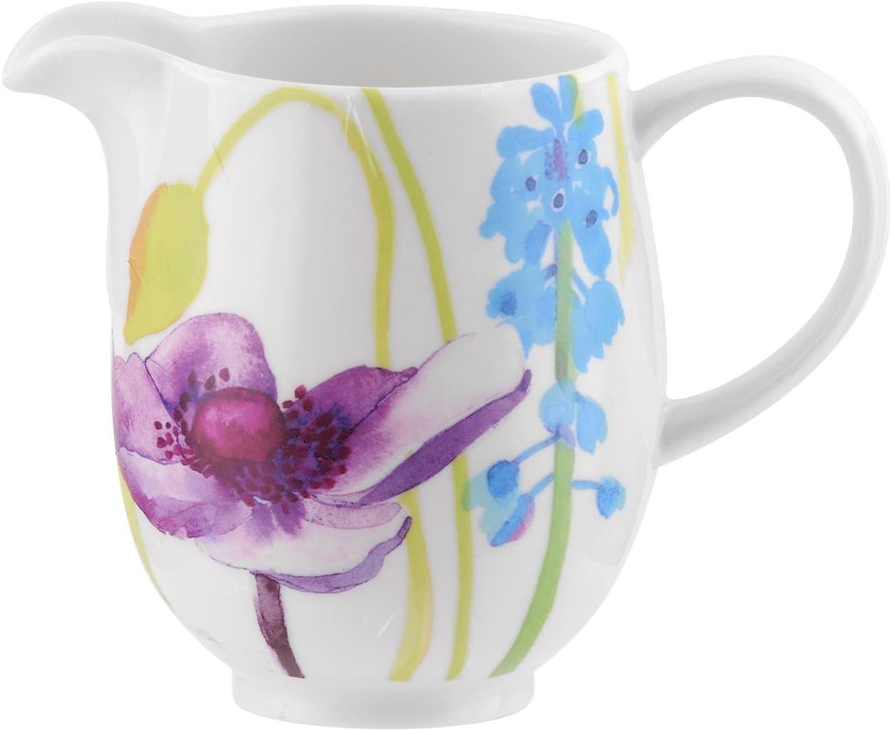 3Pc Porcelain Tea Set Teapot Sugar Bowl Milk Jug Water Garden