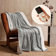 Electric Heated Throw Blanket 130x160cm 6 Heat Washable Sofa Bed