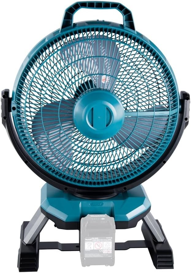 40V Max Portable Jobsite Fan – 3-Speed AC/DC Adjustable Tilt Heavy Duty Blue